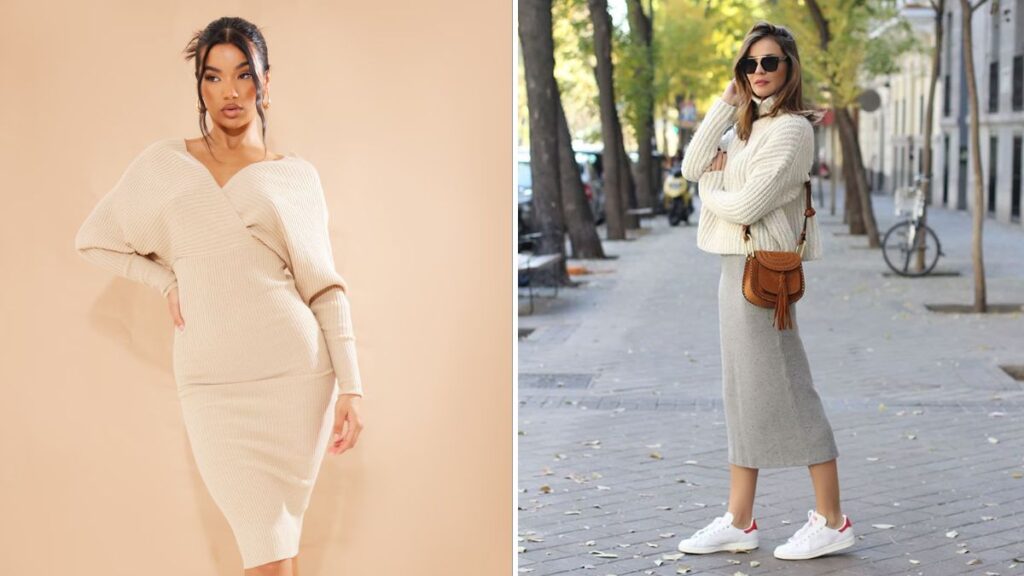 7 Sweater Dress Looks That Impress on Turkey Day: Cozy, Chic, and Photo-Ready