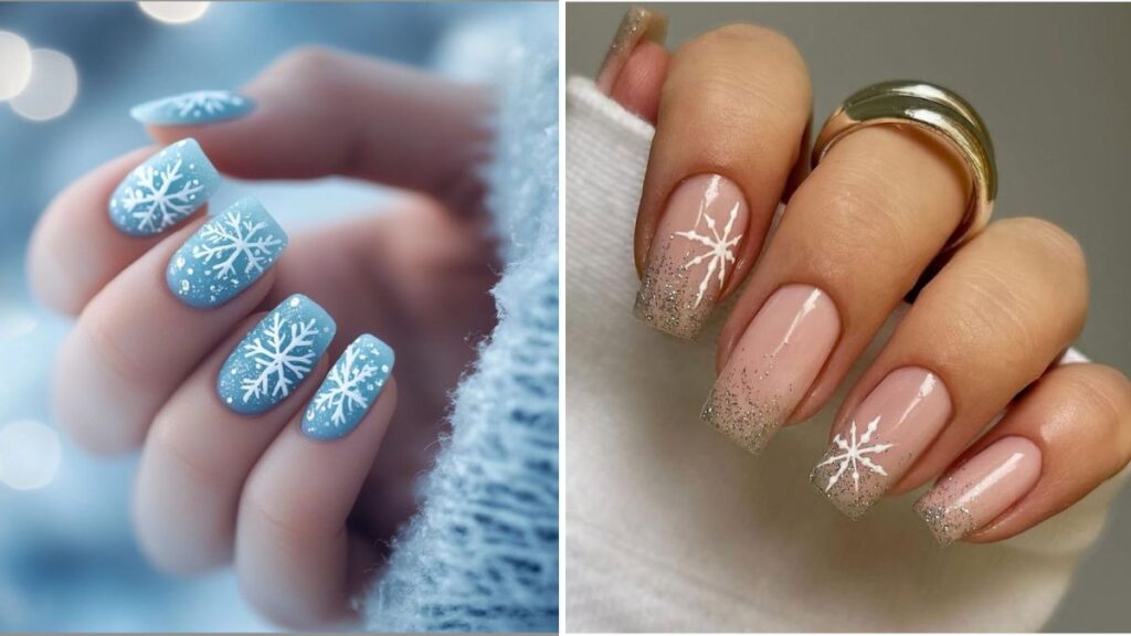 7 Snowflake Nails That Feel Frosty and Fresh