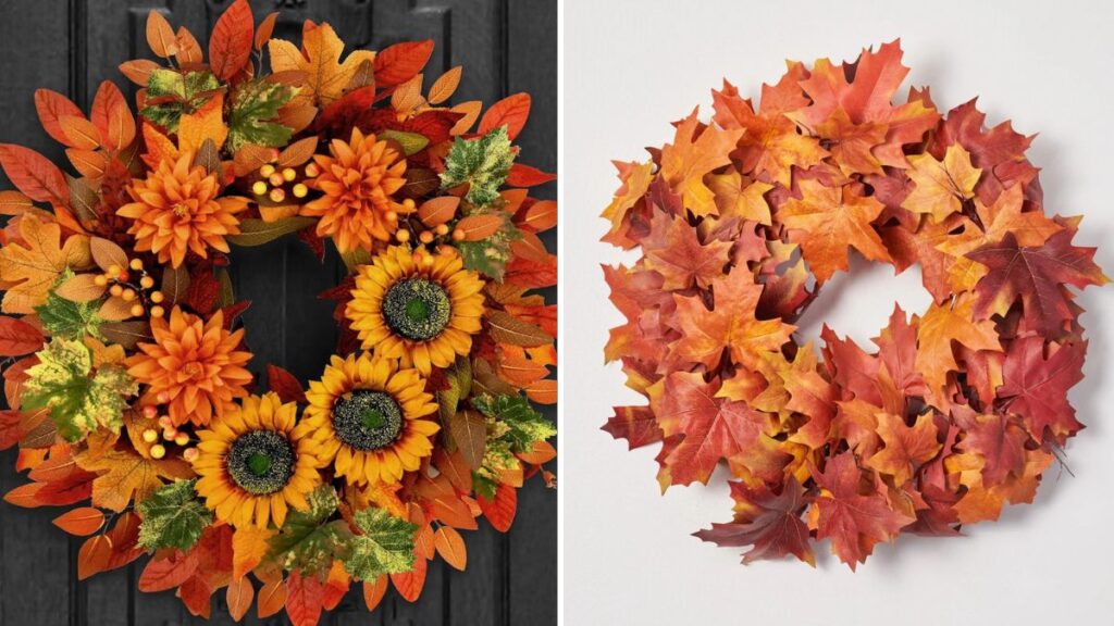 8 Easy Garden Wreaths for Thanksgiving Decor