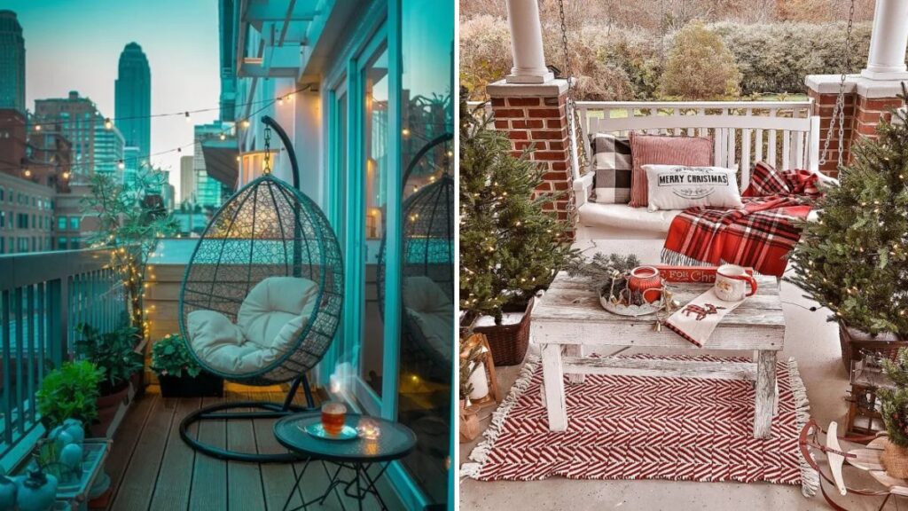 6 Cozy Balcony Setups for a Warm Holiday Gathering