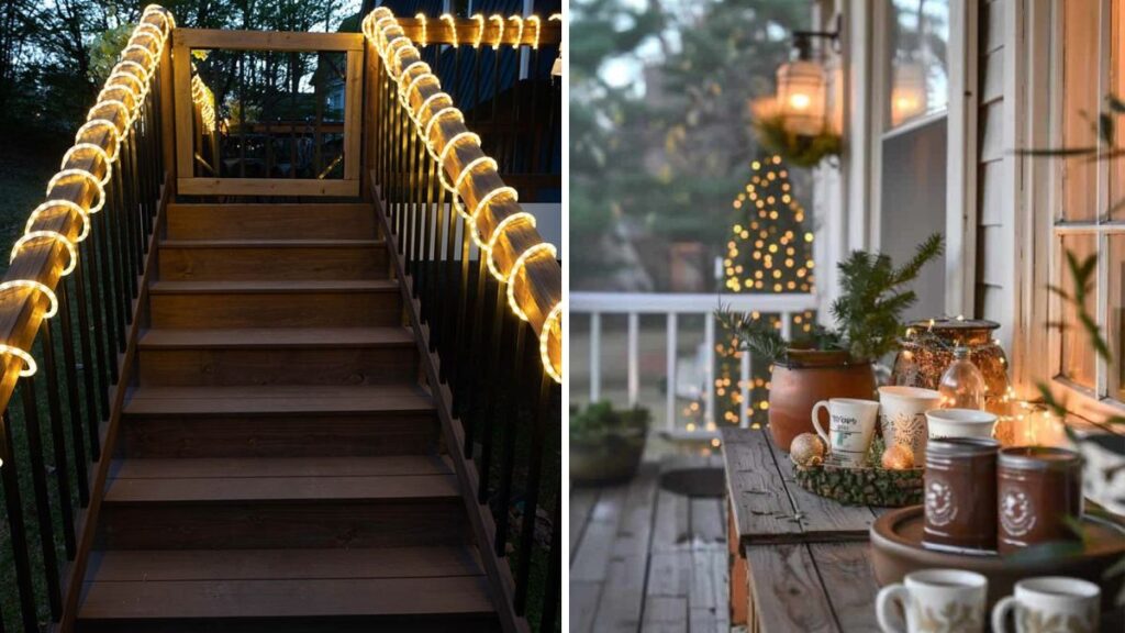 6 Balcony Light Decor Tips to Create a Winter Glow
